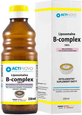 Liposomální vitamin B - KOMPLEX 100% bez alkoholu 50 porcí 250 ml - ACTINOVO